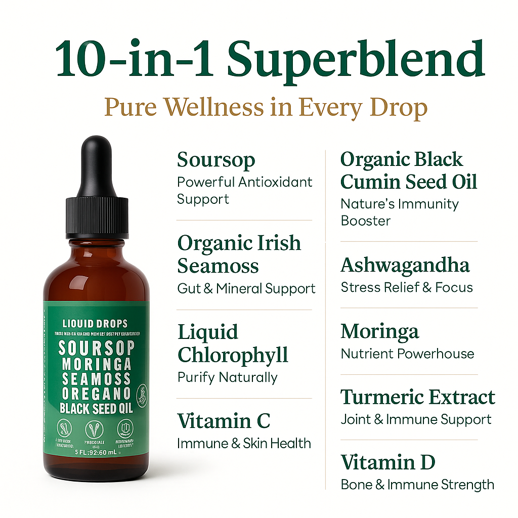 Soursop 10-in-1 Liquid Drops